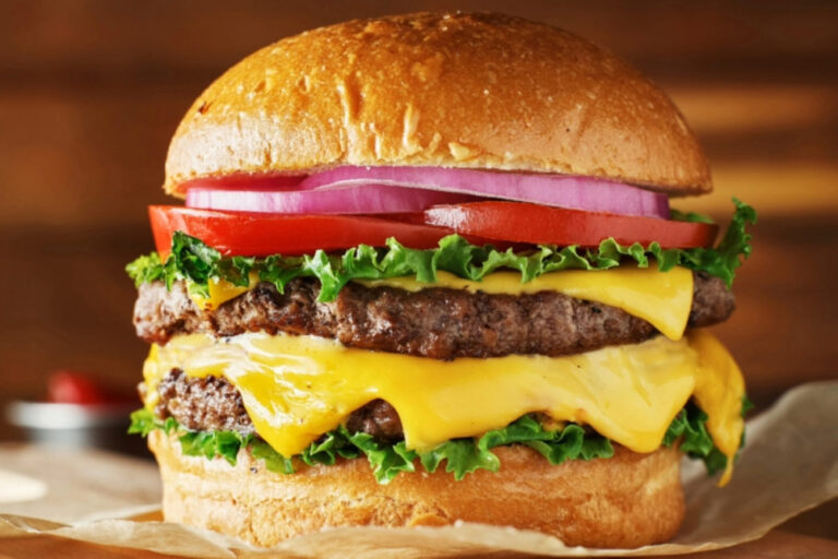 Burger upclose